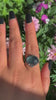 Rose Cut Fluorite Ring - Size 9