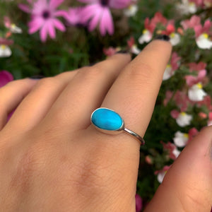 Sleeping Beauty Turquoise Ring - Size 9 